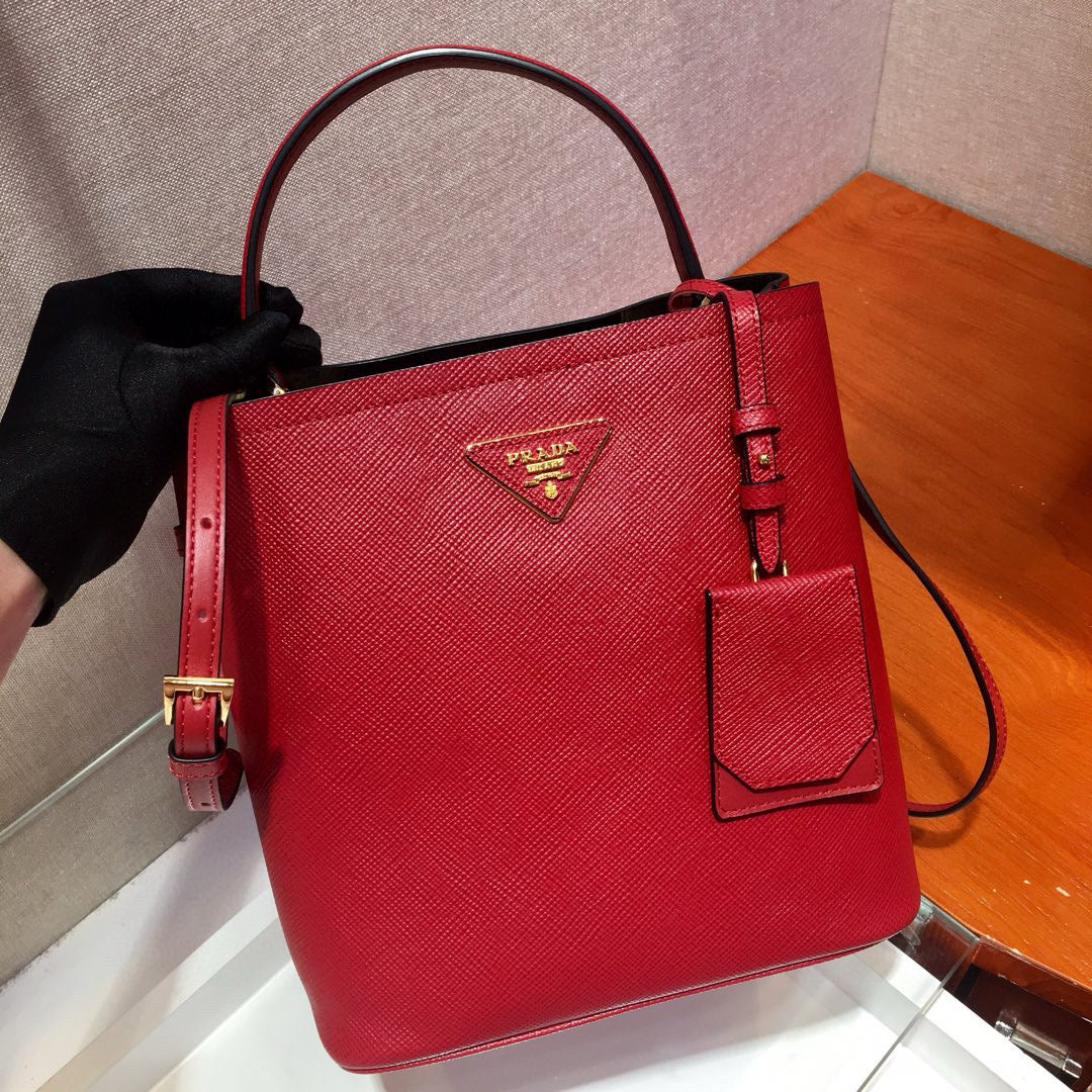 medium pra panier bag 22cm red calfskin mysite