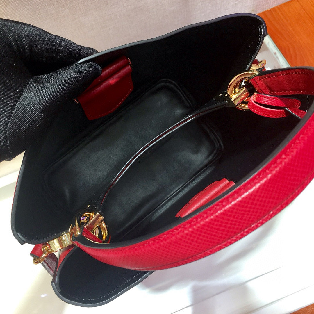 medium pra panier bag 22cm red calfskin mysite