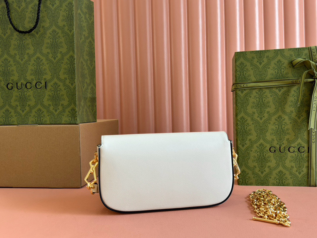 gg horsebit 1955 24cm small shoulder bag white calfskin mysite