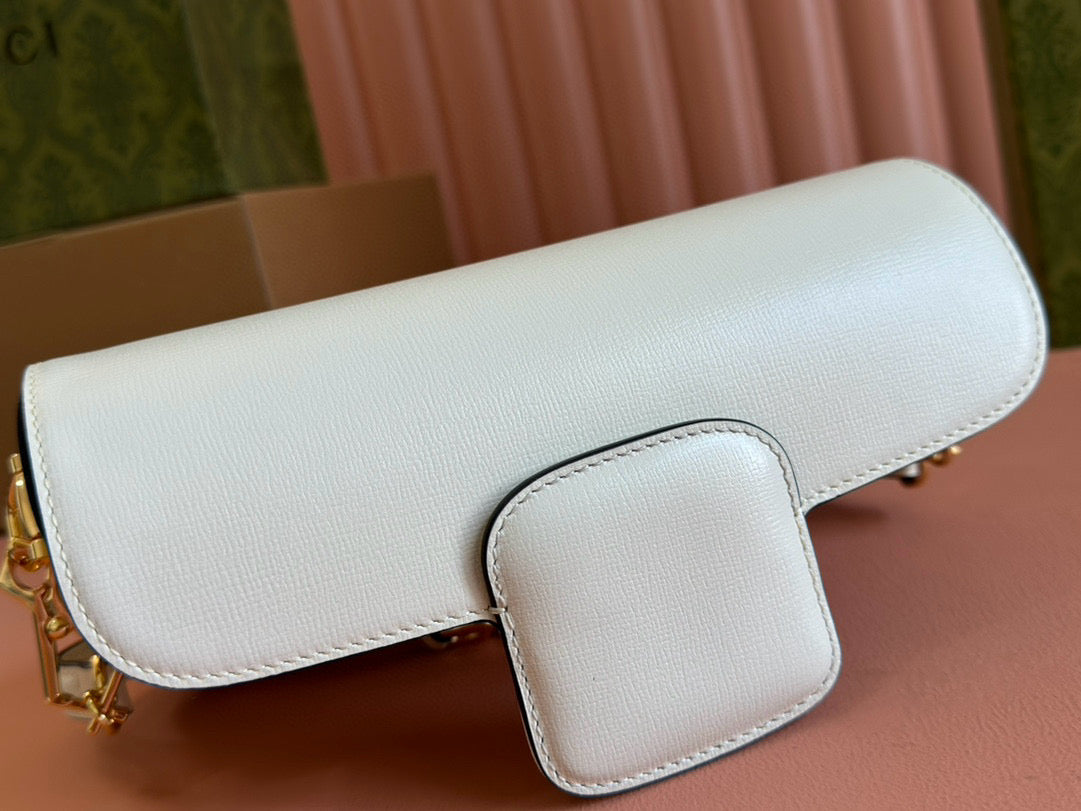 gg horsebit 1955 24cm small shoulder bag white calfskin mysite