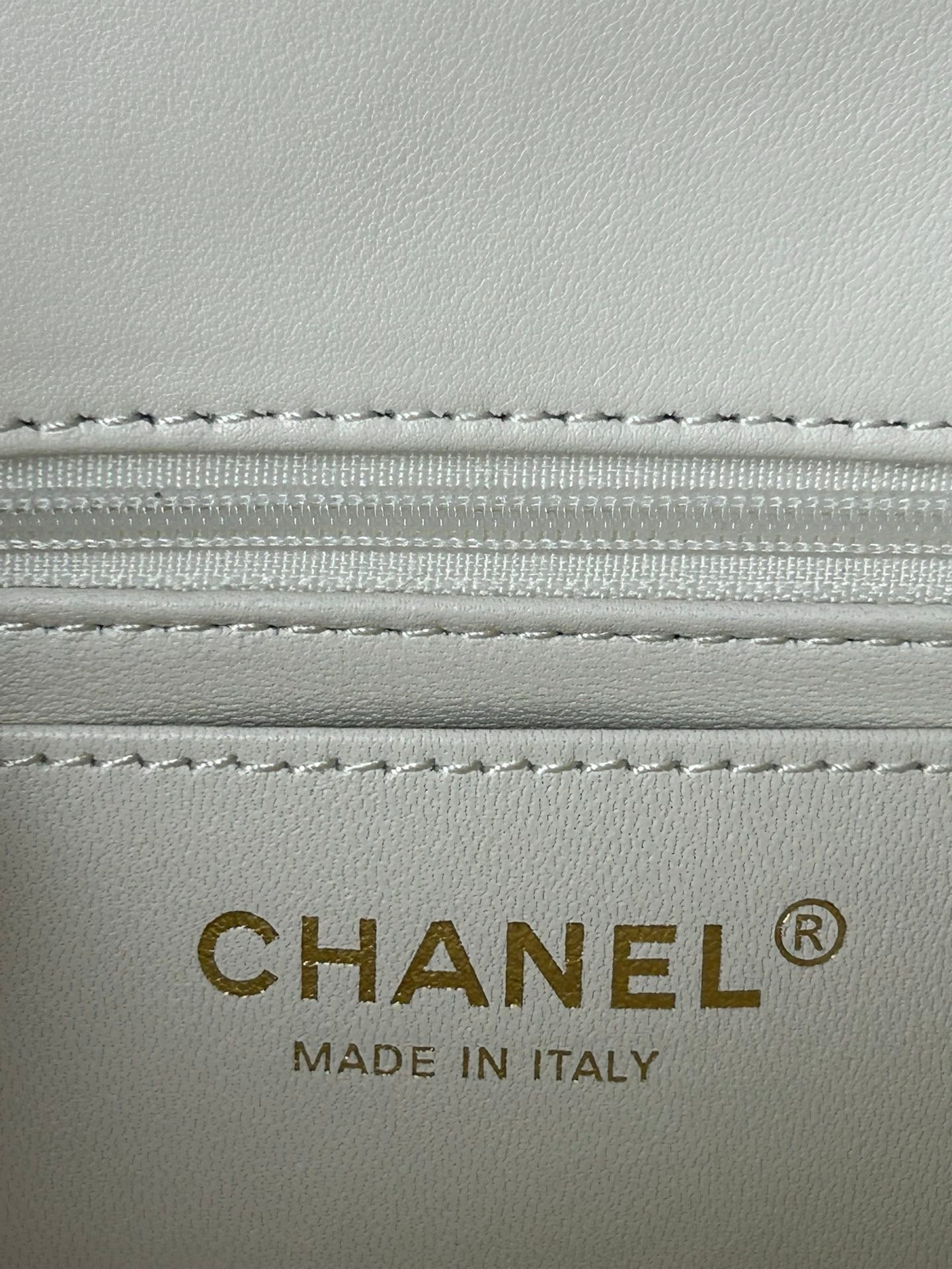 cc flap bag 20 white lambskin silver hardware mysite