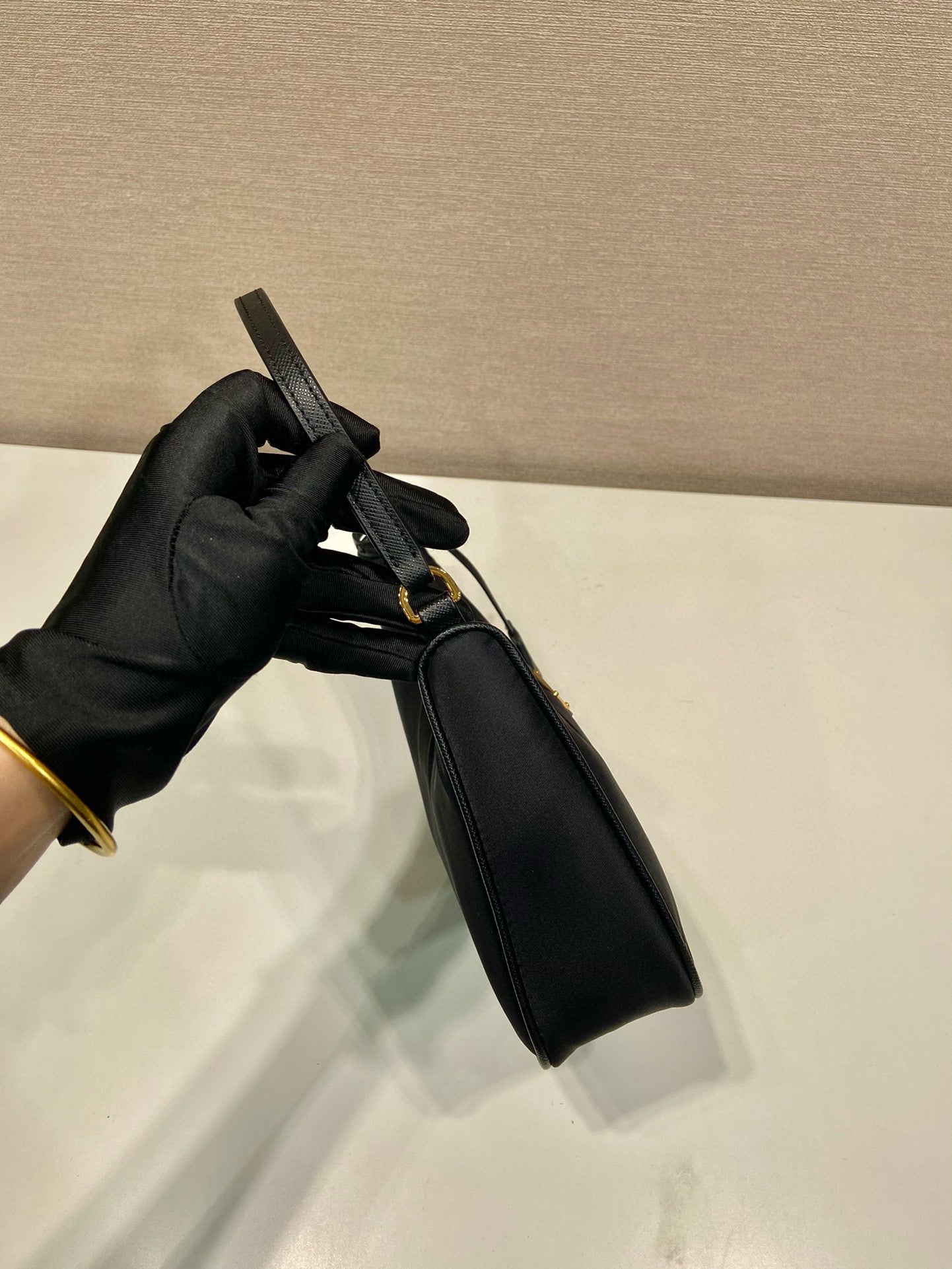 Prada Re-Edition 2005 Black Re-Nylon and Saffiano mini bag mysite