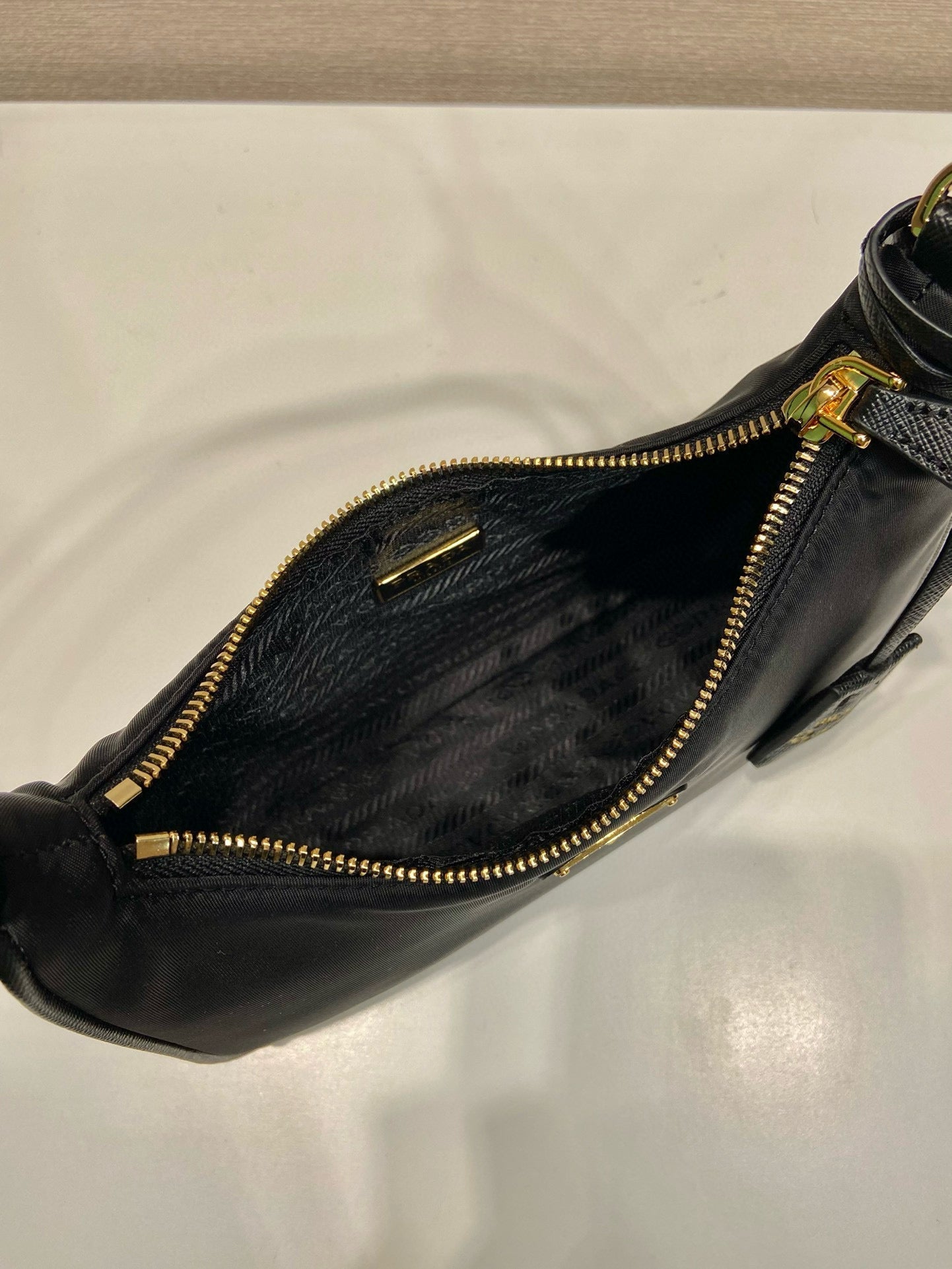 Prada Re-Edition 2005 Black Re-Nylon and Saffiano mini bag mysite