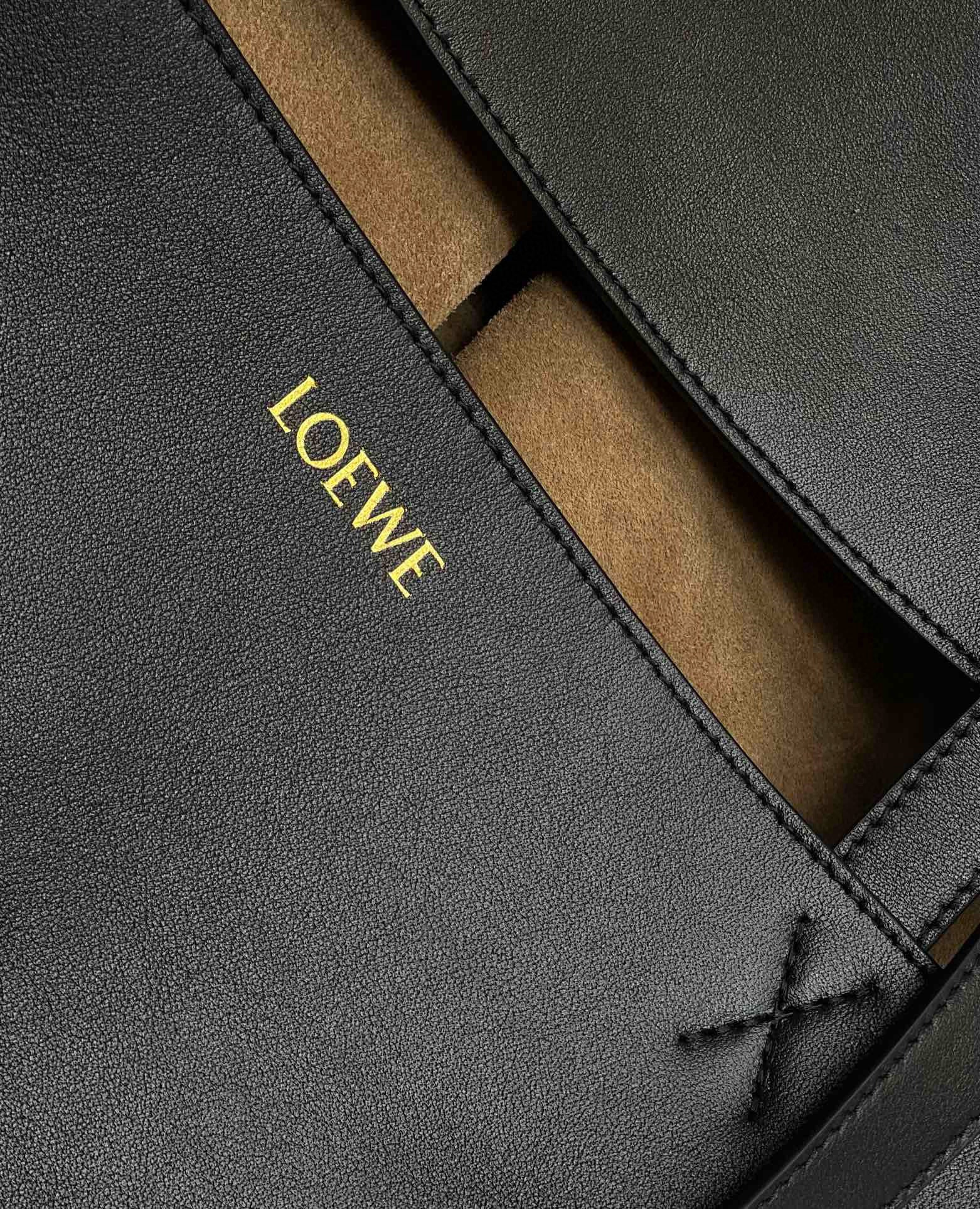 LOEW PUZZLE FOLD TOTE IBLACK SHINY CALFSKIN mysite