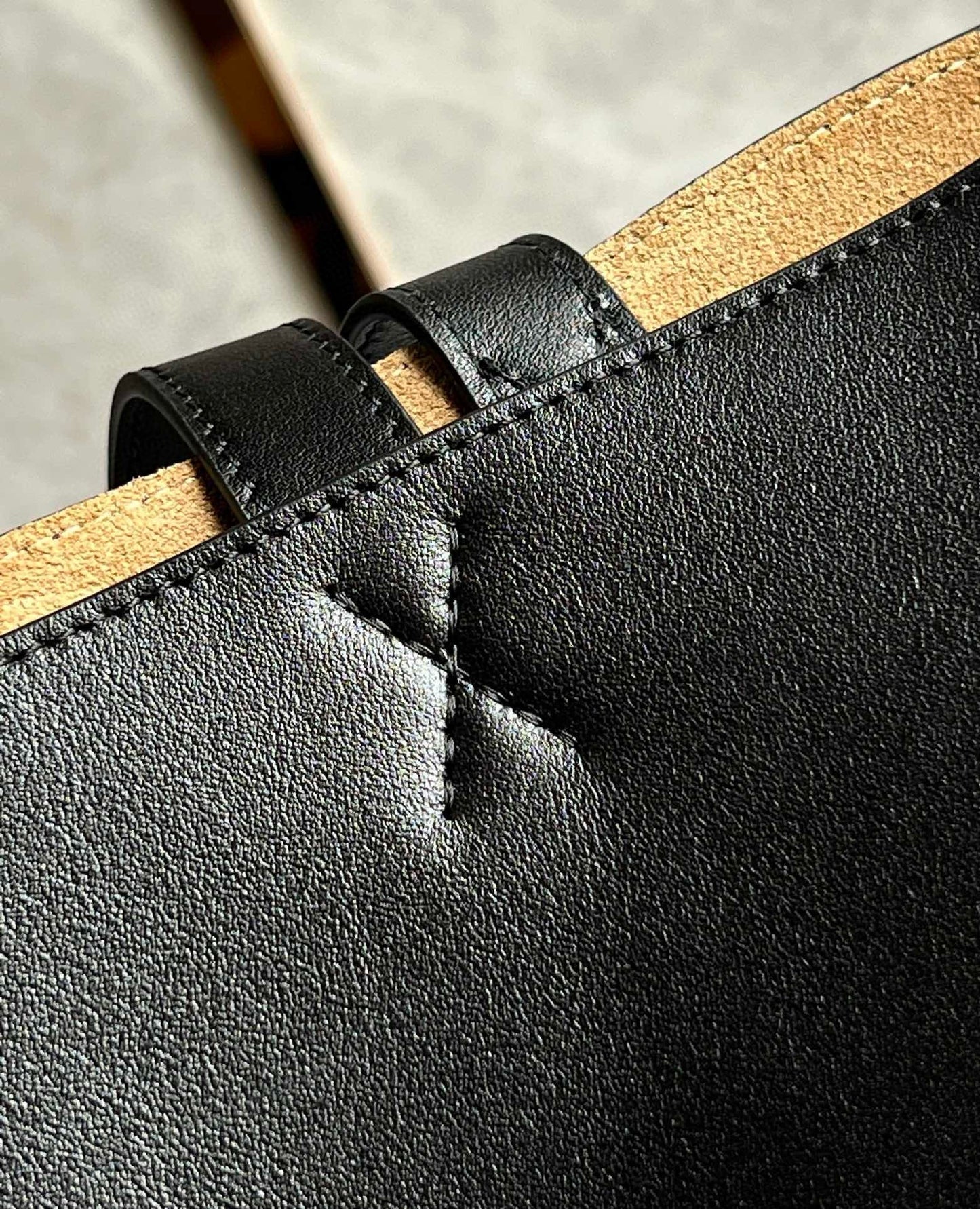 LOEW PUZZLE FOLD TOTE IBLACK SHINY CALFSKIN mysite