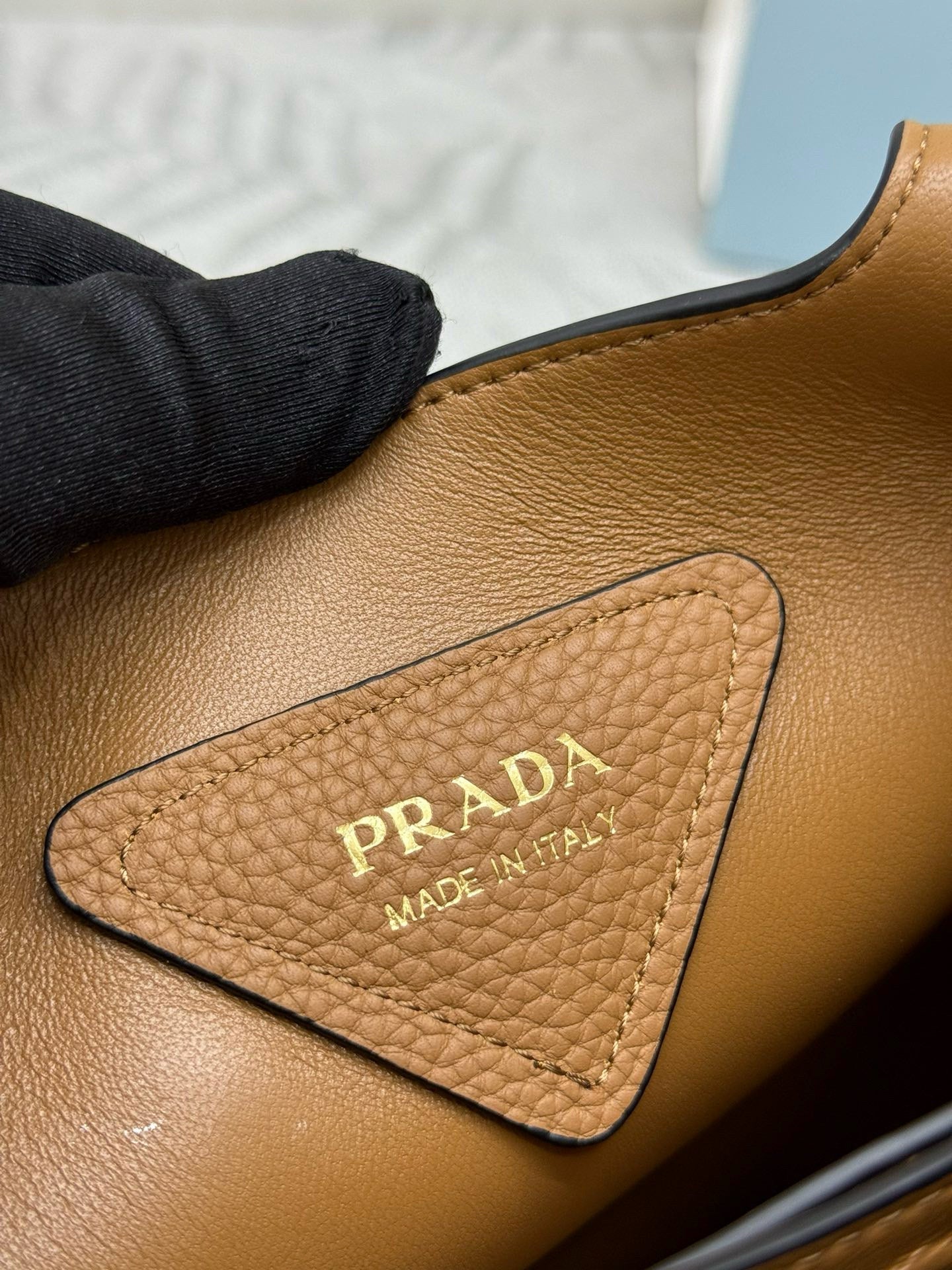 Prada Medium Leather Tote Bag Caramel Calfskin mysite