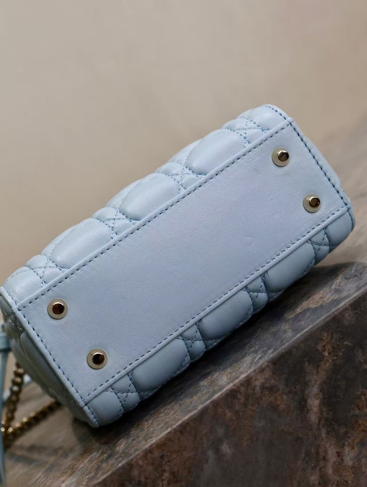 CD Mini Lady 17 Light Blue Mint Lambskin mysite
