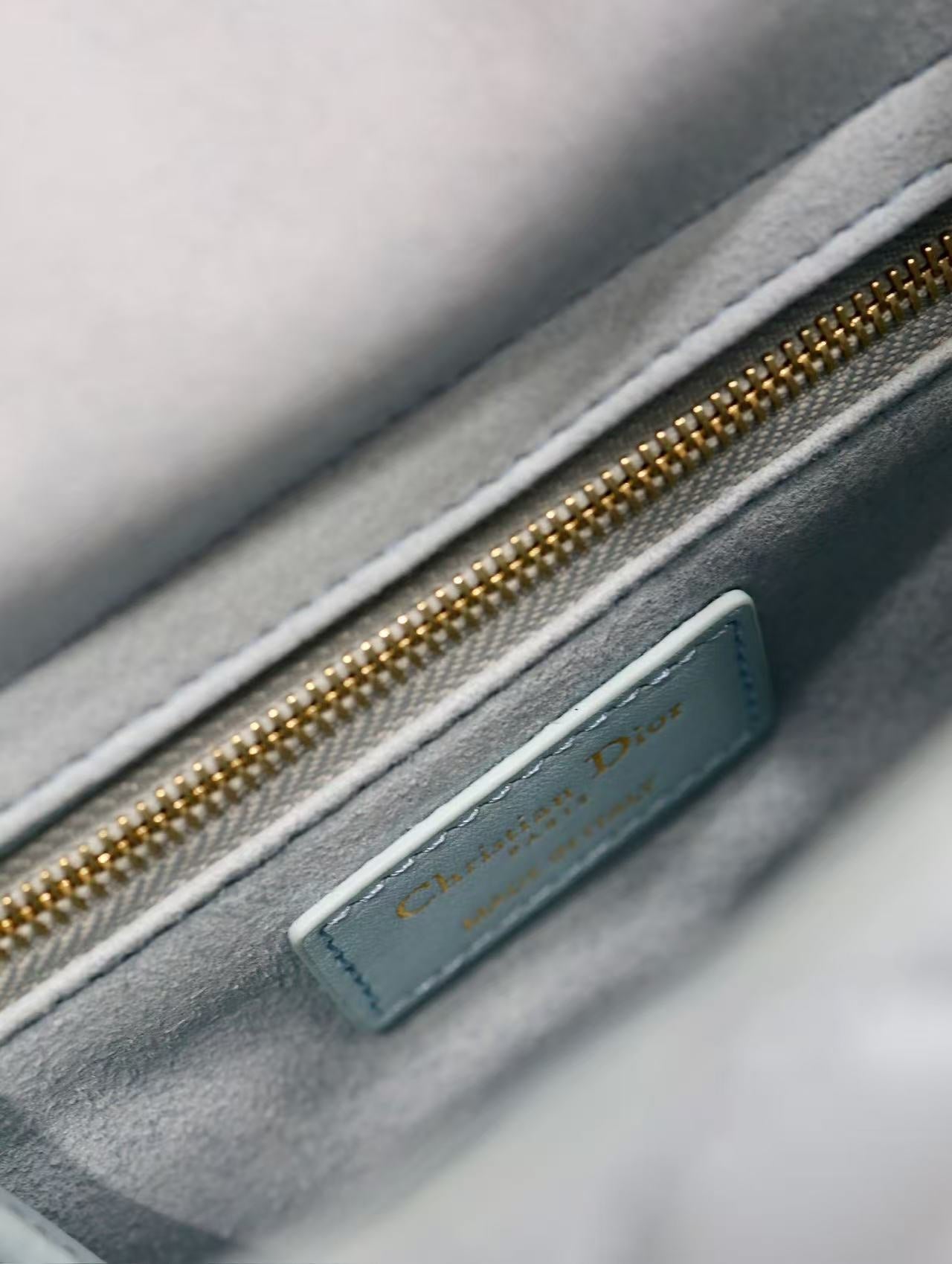 CD Mini Lady 17 Light Blue Mint Lambskin mysite