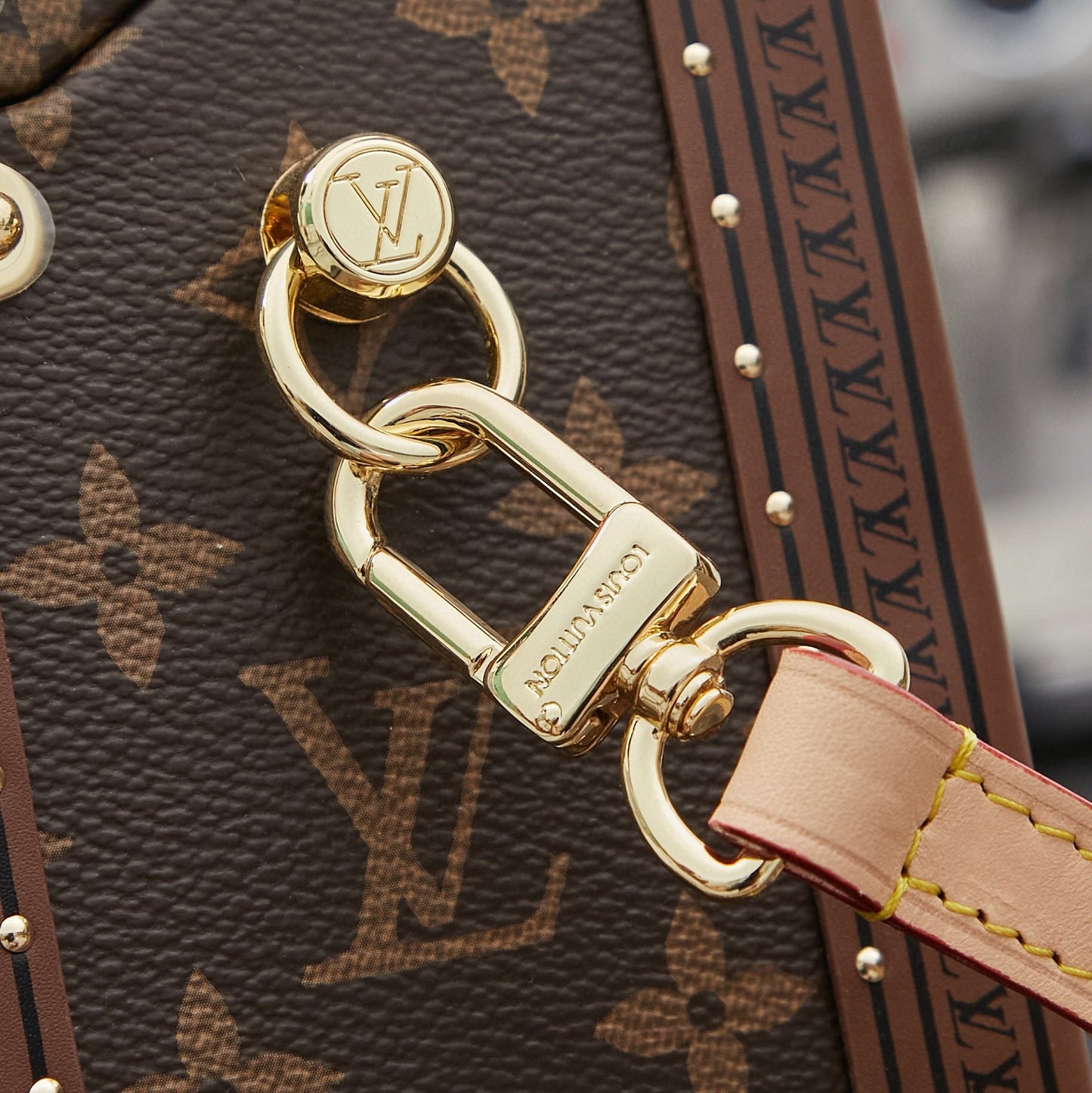 MINI RECTANGLE TRUNK 17 IN BROWN MONOGRAM CANVAS mysite