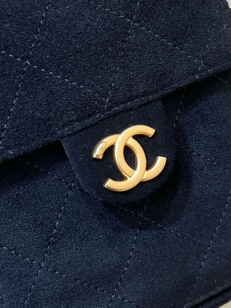 CC 25C Hobo Bag 30cm Black Suede mysite