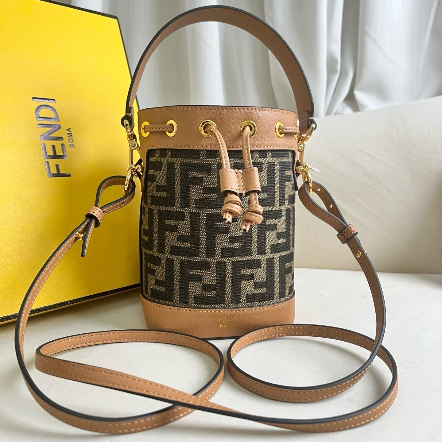 MON TRESOR 18 IN BROWN CALFSKIN mysite