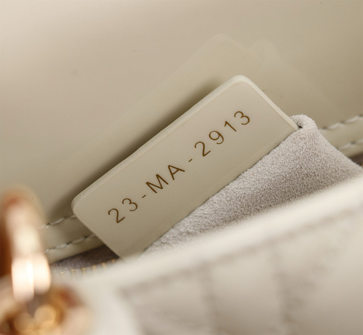 Mini Lady 17 My ABC White Patent Calfskin mysite