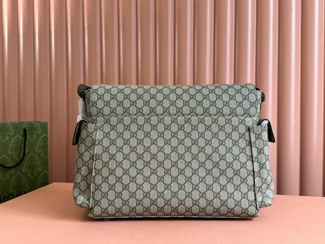 GC Large Changing Bag Beige Ebony Monogram Canvas mysite