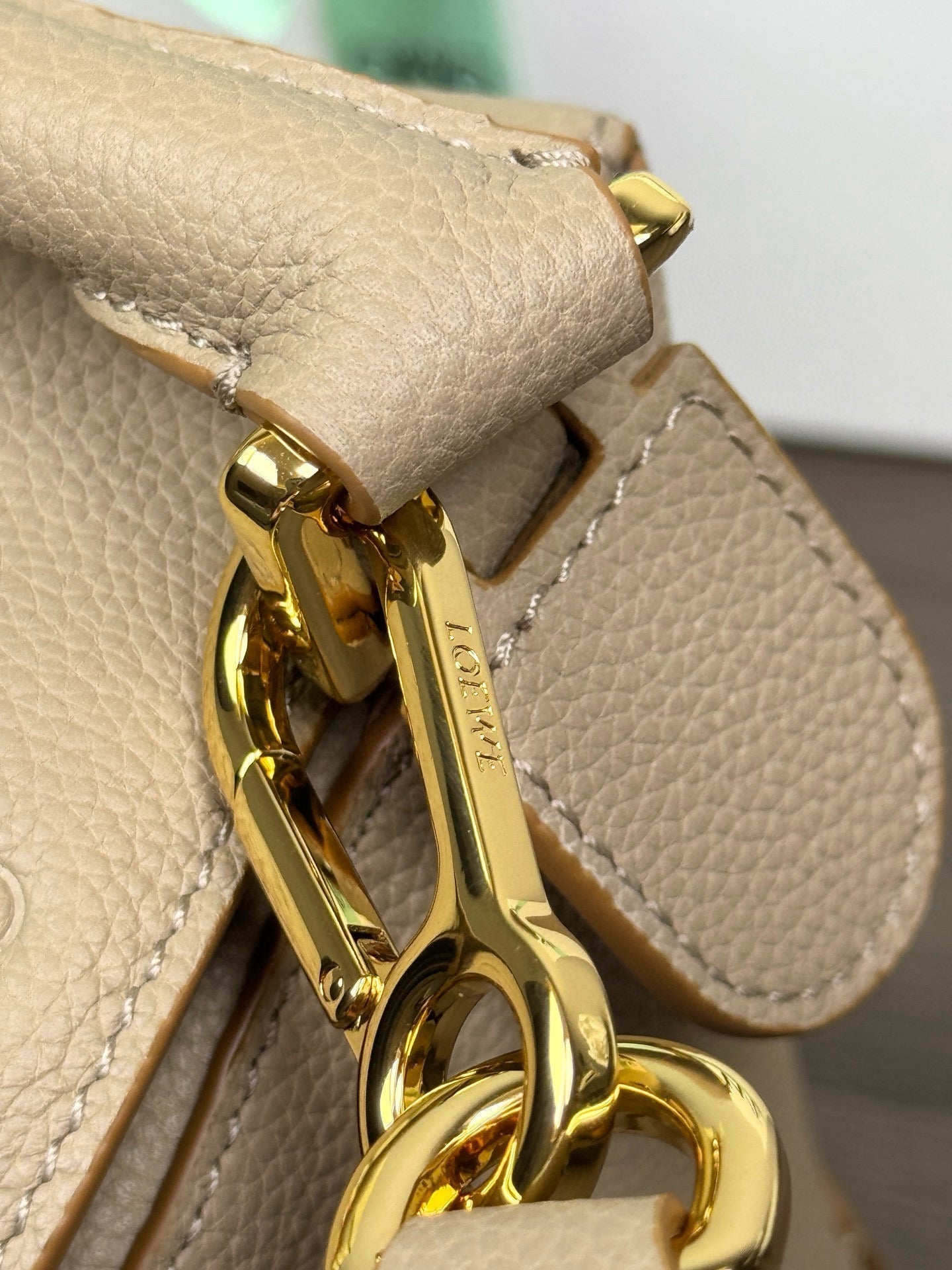 Loewe Small Puzzle Bag in Sand Soft Grained Calfskin mysite