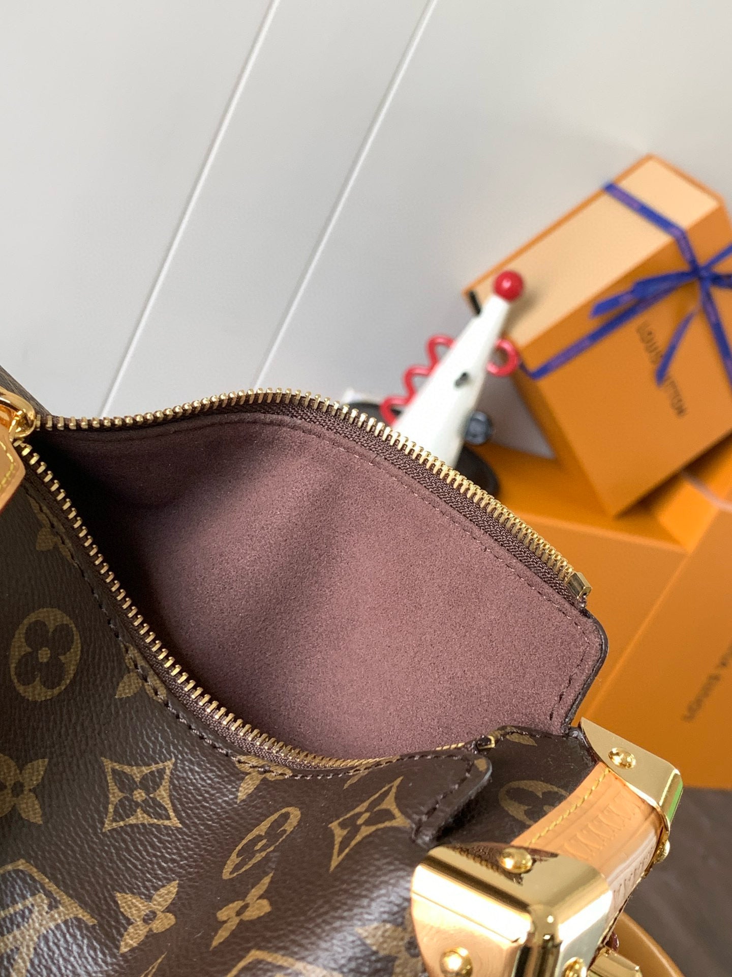 LV Pico Side Trunk 21cm Brown Monogram Coated Canvas mysite