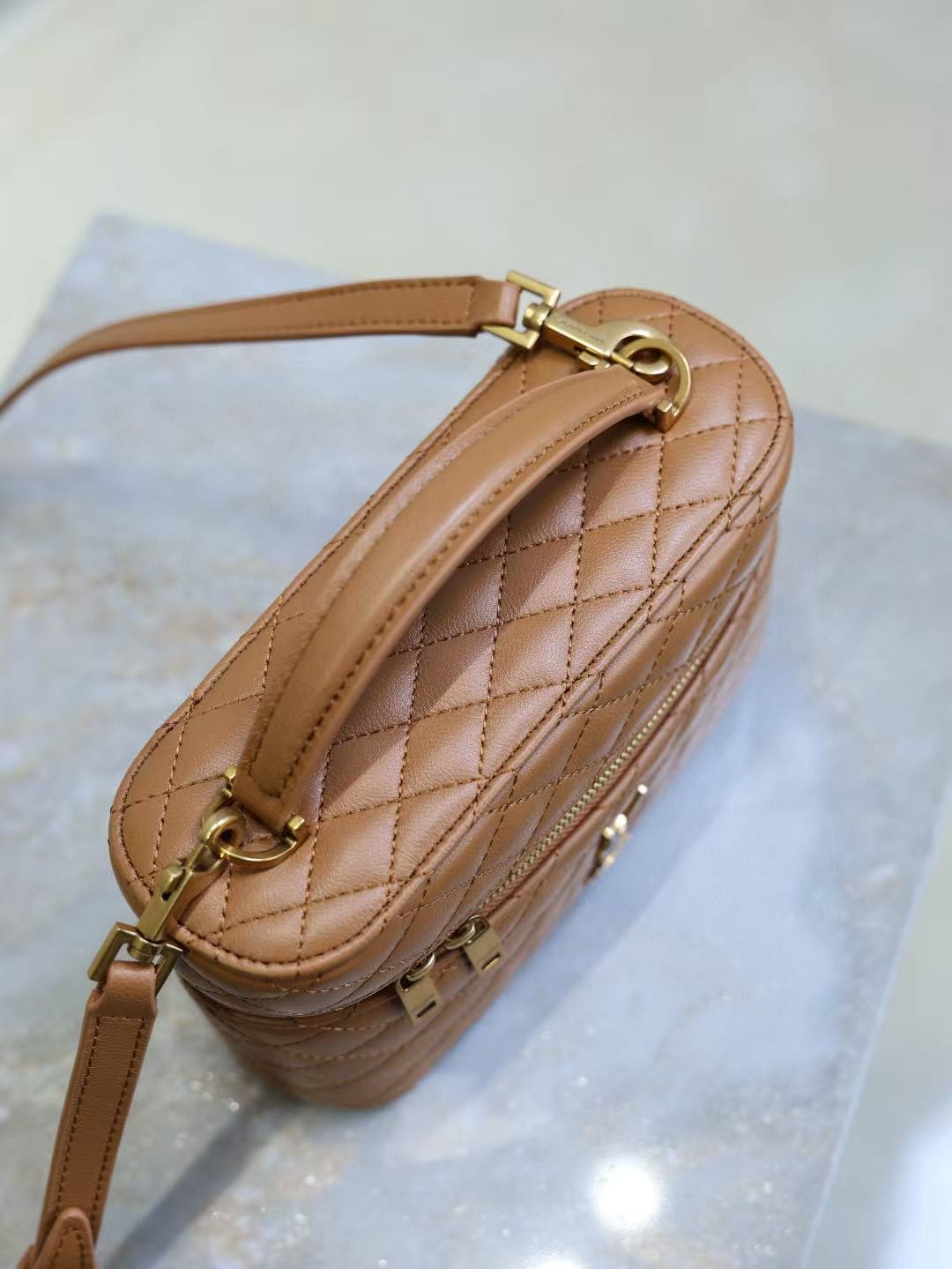YSL Box Bag Caramel Lambskin mysite