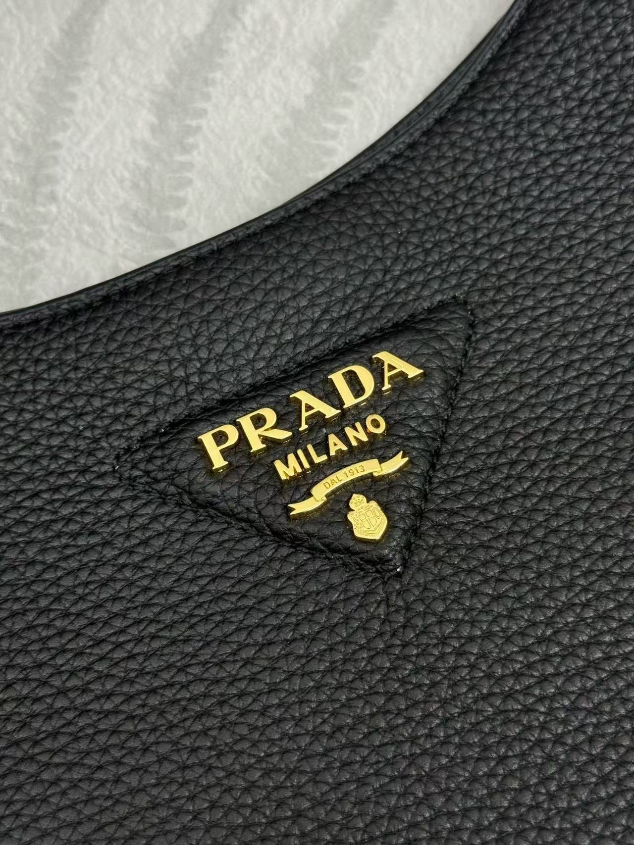 Prada 30cm Bag Black Calfskin Canvas mysite