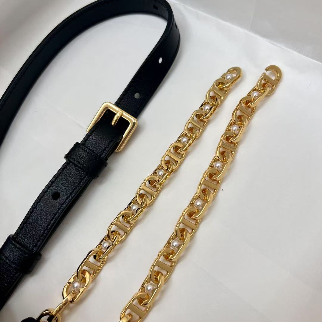 Small Dior Jolie Top Handle Bag 22cm Black Cannage Calfskin mysite