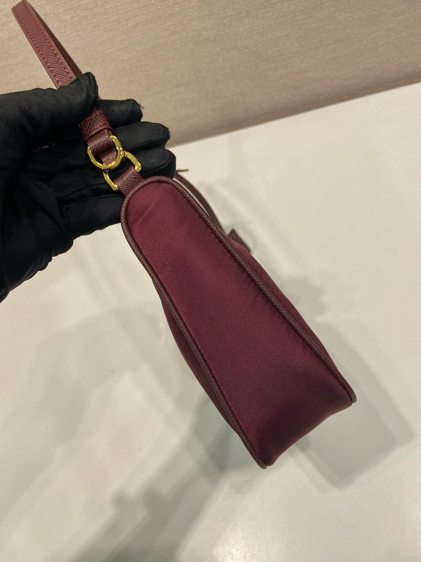 Prada Re-Edition 2005 Re-Nylon bag Burgundy Recycled polyamide mysite