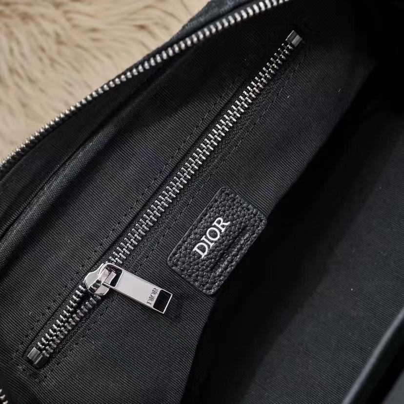 Toiletry Bag Black Dior Oblique Jacquard and Black Grained Calfskin mysite