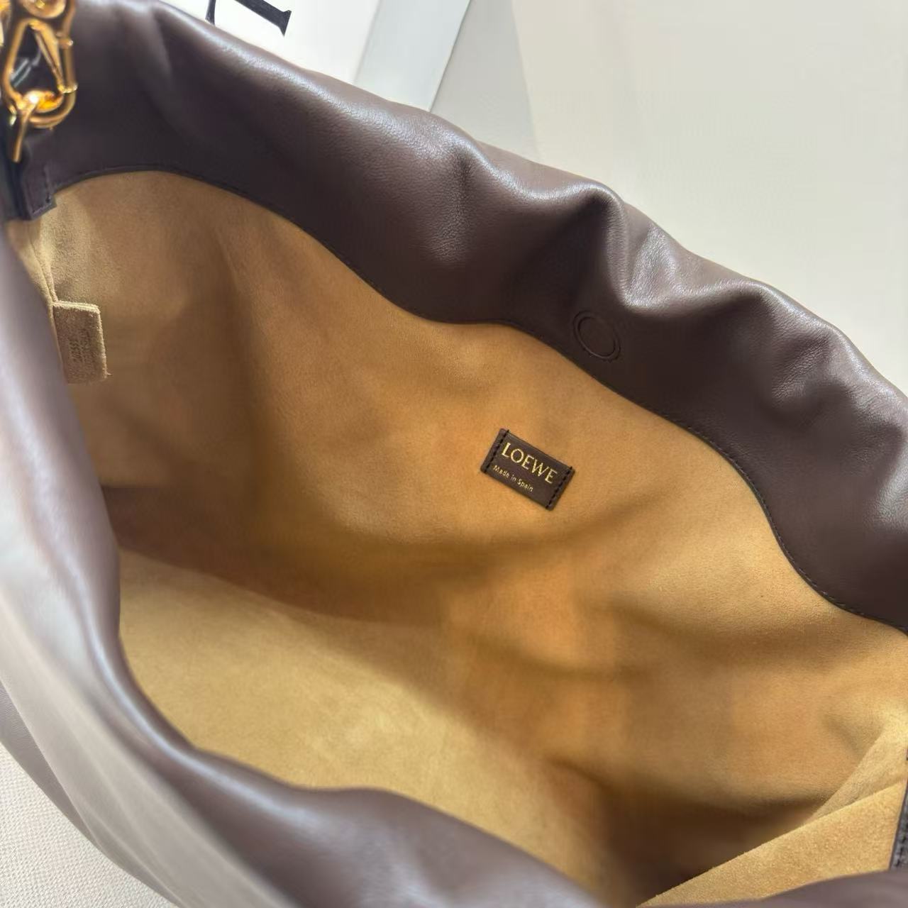 Loewe Flamenco Purse 41 Bag Dark Brown Nappa Lambskin mysite