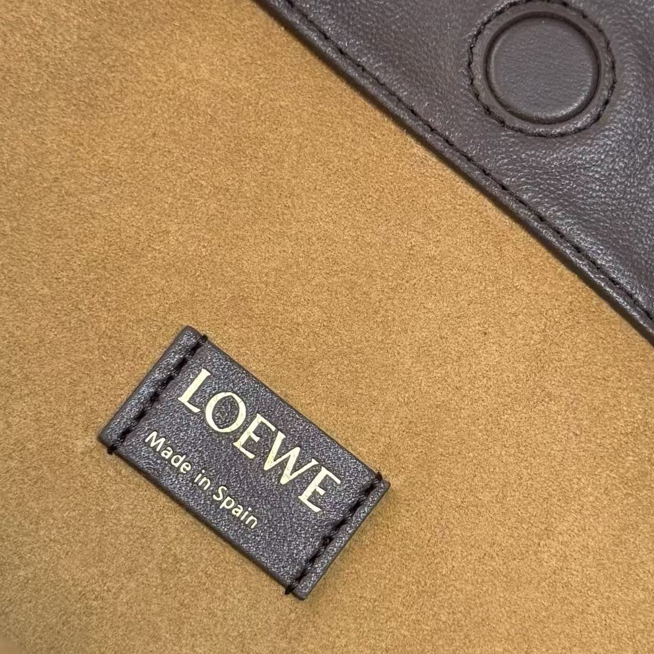 Loewe Flamenco Purse 41 Bag Dark Brown Nappa Lambskin mysite