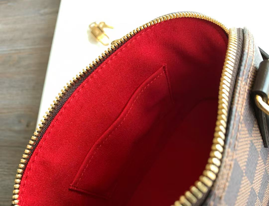 LV Alma BB Bag 25cm Brown Canvas Cowhide mysite