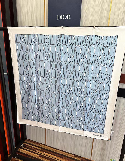 Dior Miss Dior Allover 90 Square Scarf mysite