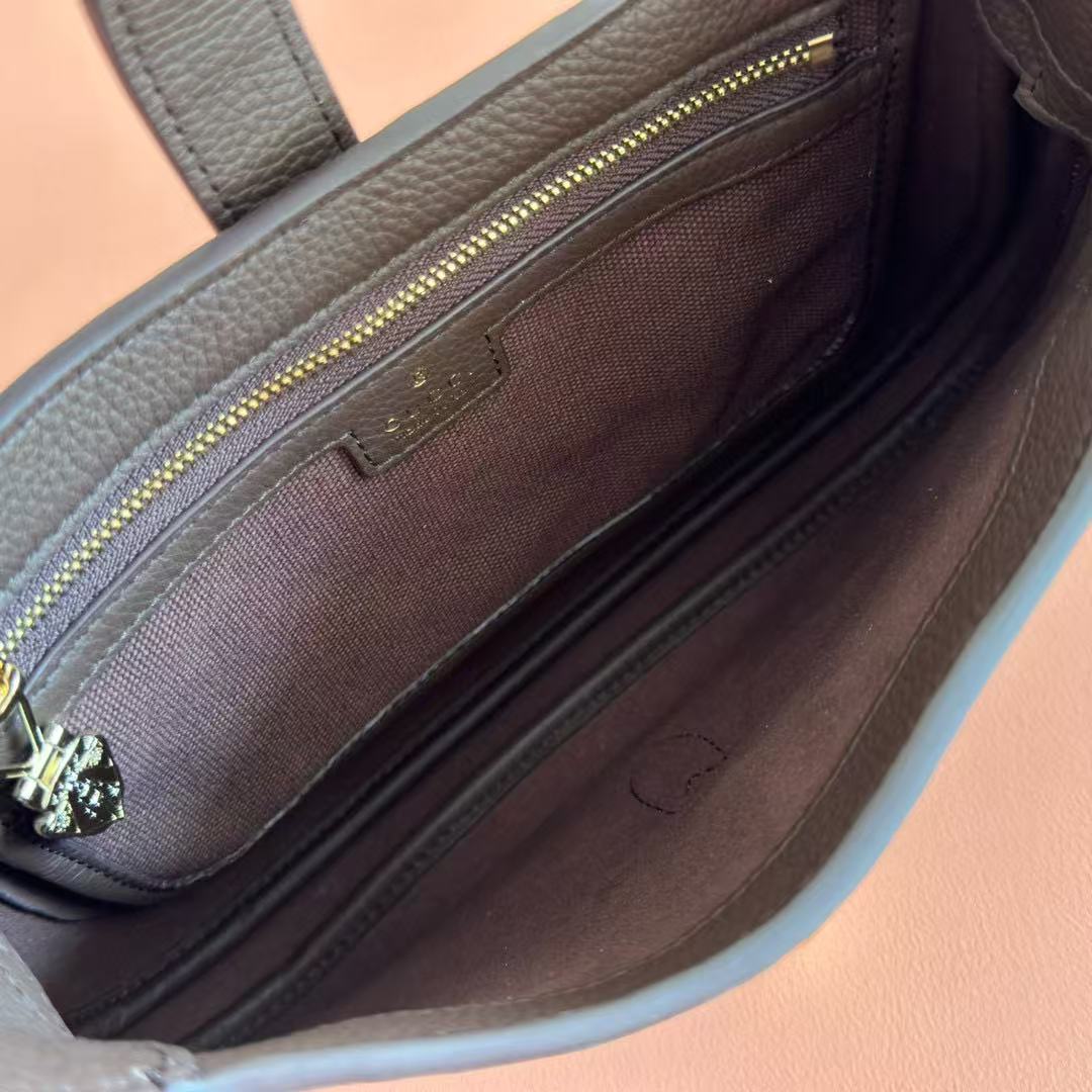 Gucci 25 Jackie Bag Dark Brown Grain Leather mysite