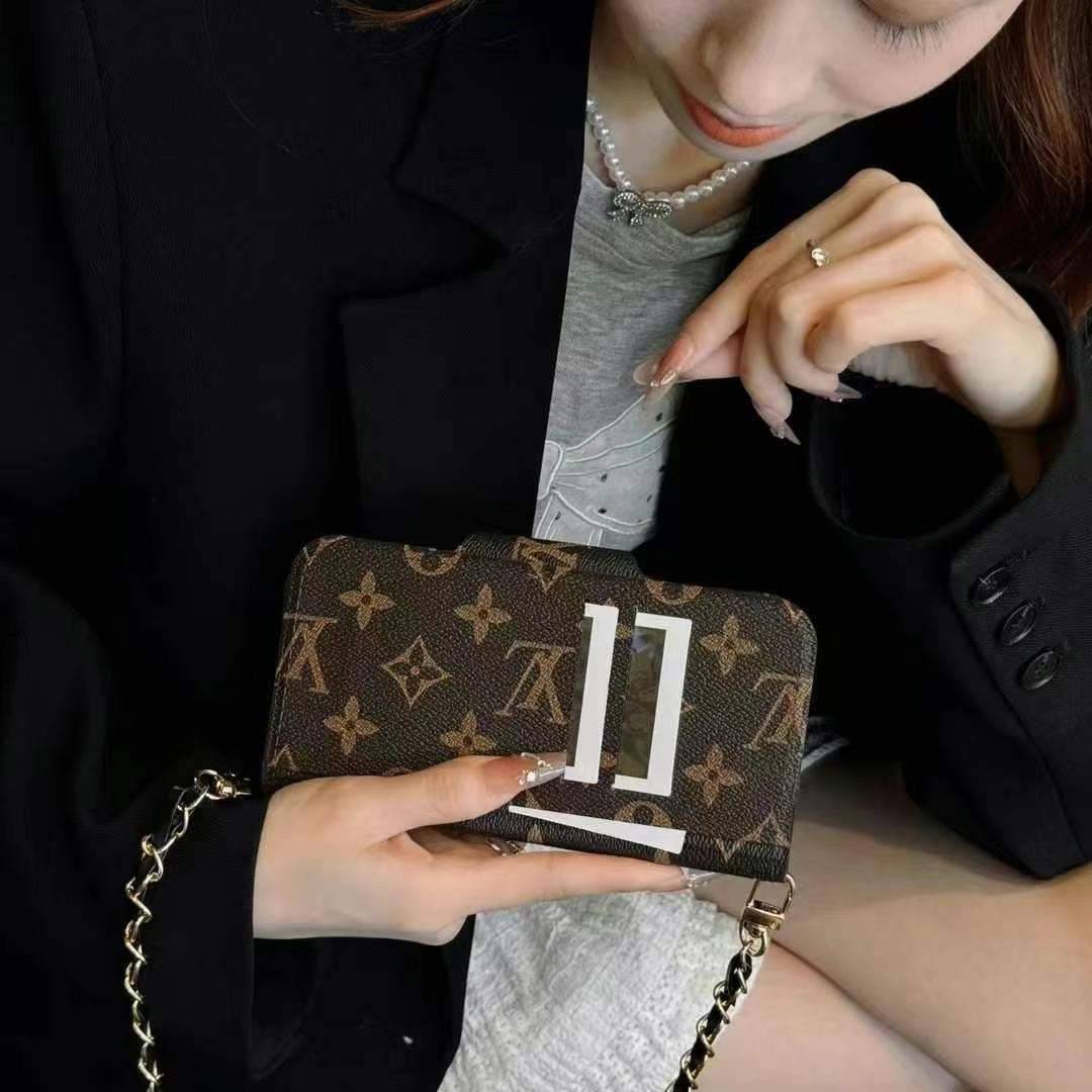 Luxury Fashion Wallet Phone Case For iPhone 17 / 16 / 15 / 14s mysite
