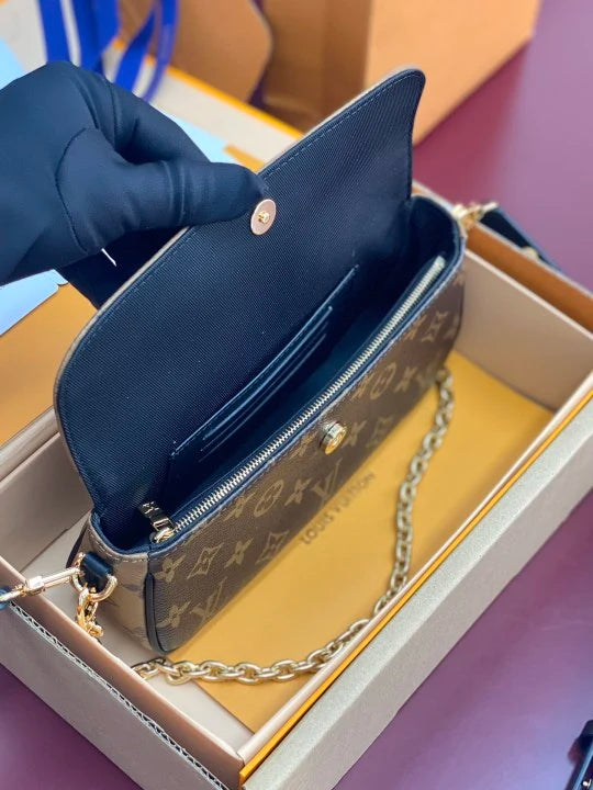 Luxury Classic Monogram Shoulder Bag-1 mysite