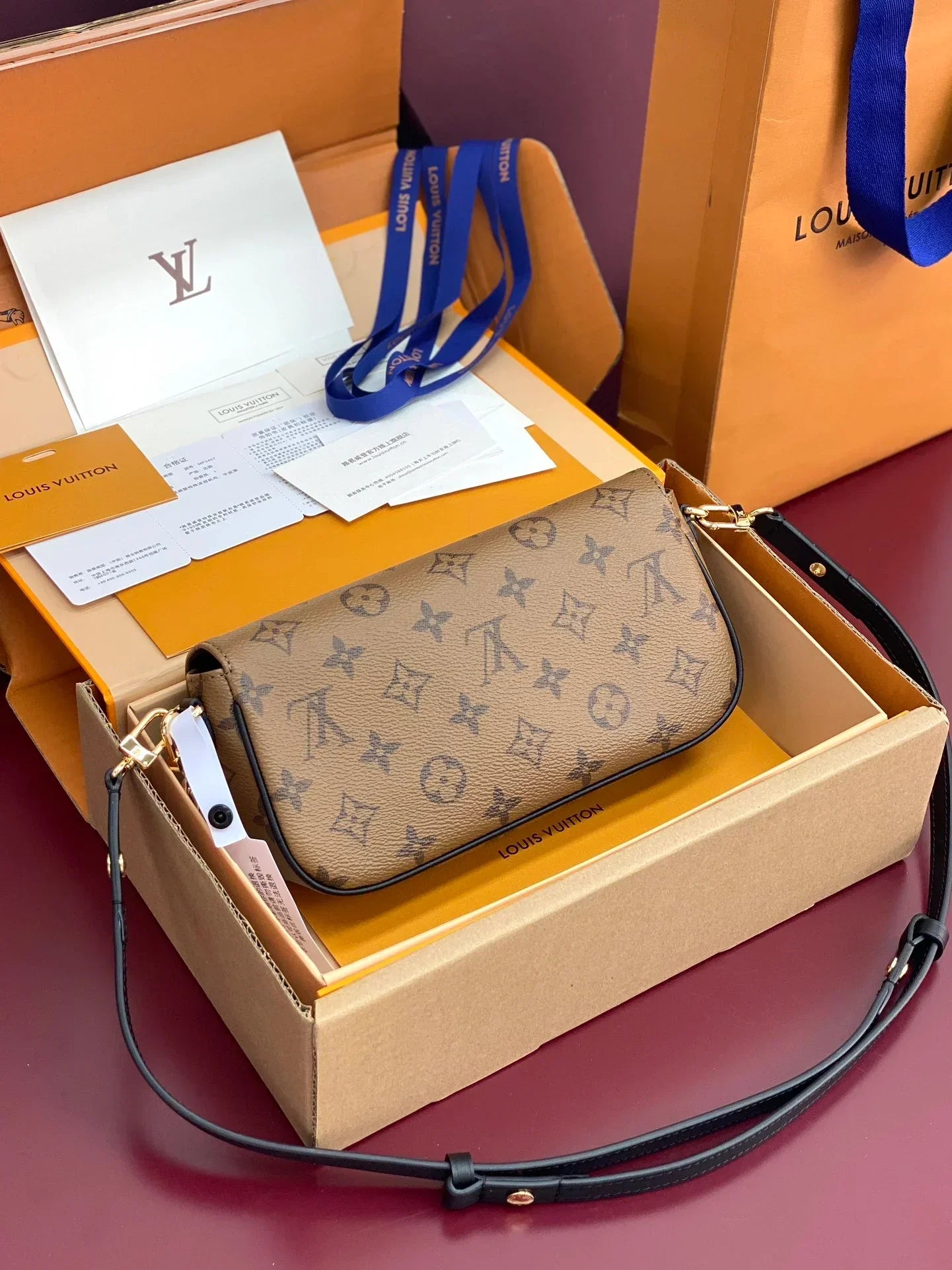 Luxury Classic Monogram Shoulder Bag-1 mysite