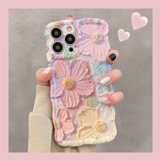 French Retro Oil Painting Flower iPhone Cases mysite