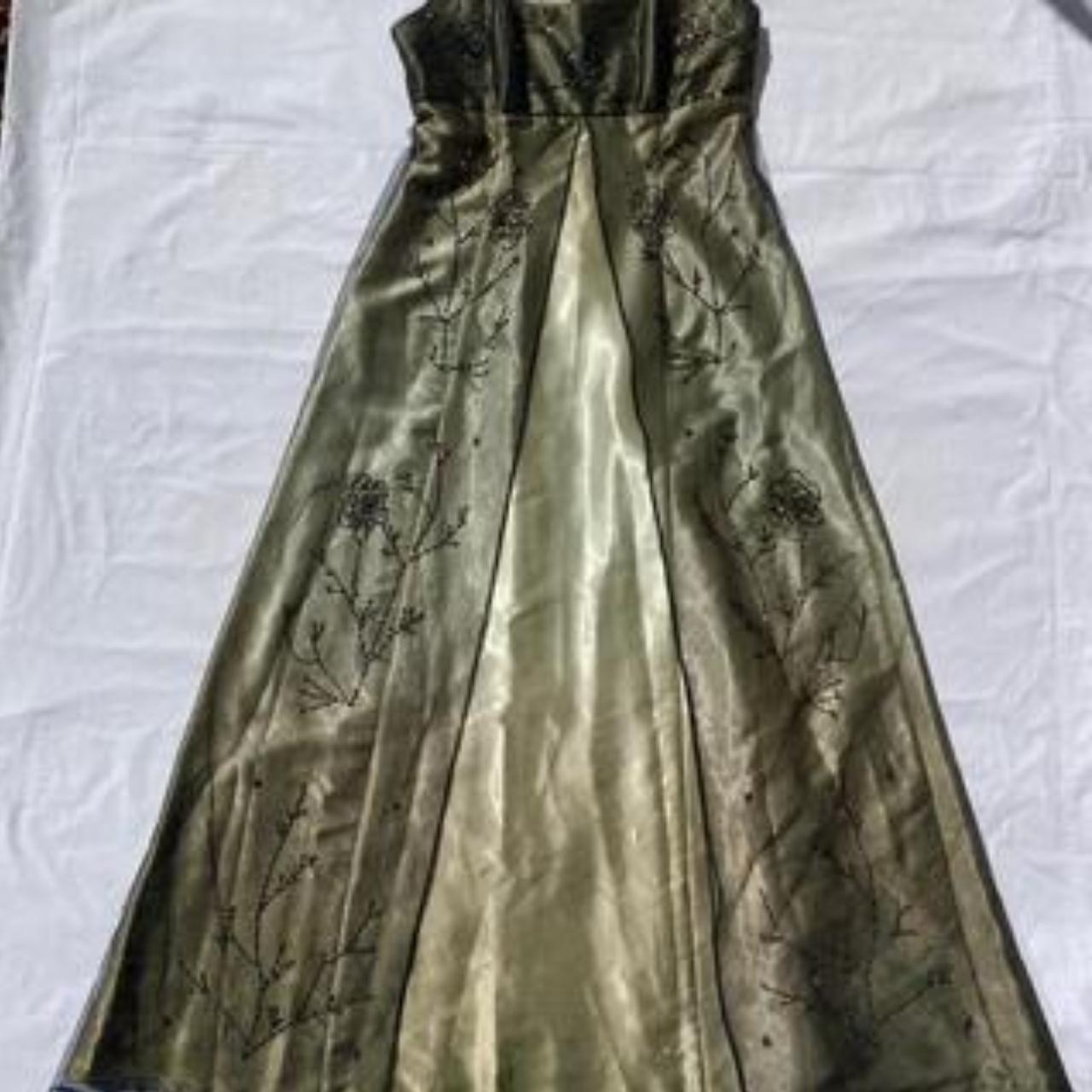 Gold Vintage Fashion Square Neck High Waist Exquisite Floral Beaded Long Short Sleeve Tulle Satin Fairy Regency Ball Gown Prom Dress Evening Dress Birthday Party Dress gh3961s mysite