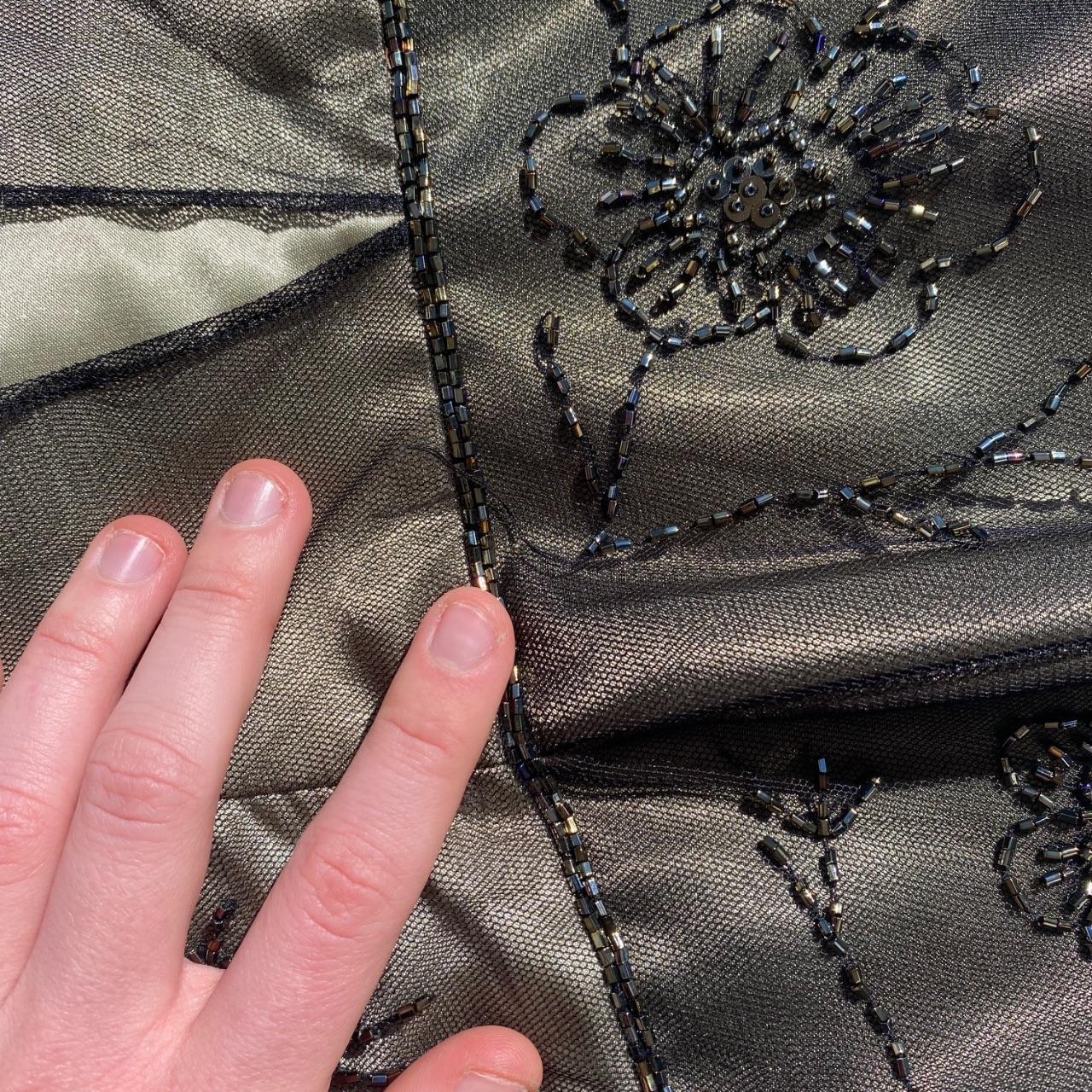 Gold Vintage Fashion Square Neck High Waist Exquisite Floral Beaded Long Short Sleeve Tulle Satin Fairy Regency Ball Gown Prom Dress Evening Dress Birthday Party Dress gh3961s mysite