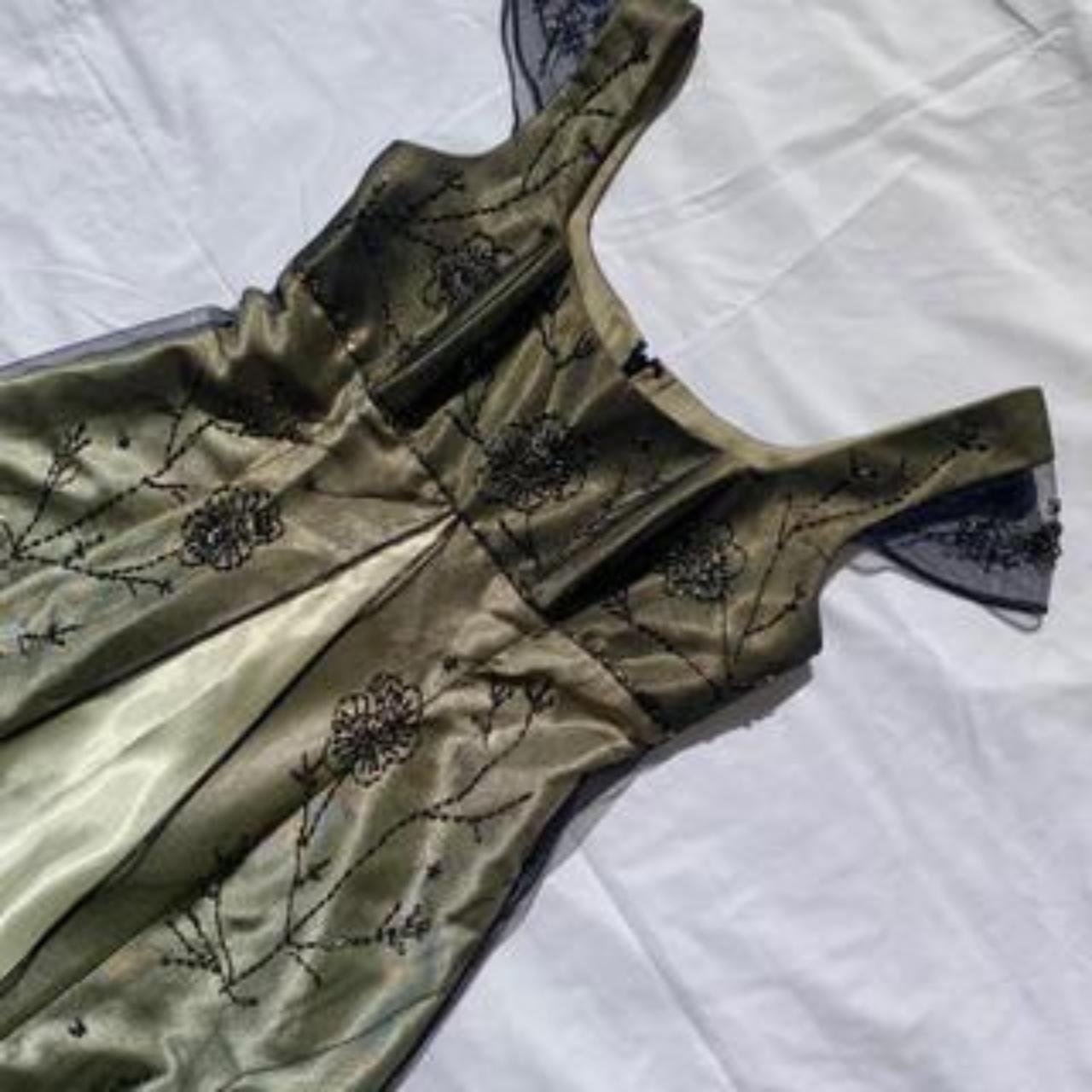 Gold Vintage Fashion Square Neck High Waist Exquisite Floral Beaded Long Short Sleeve Tulle Satin Fairy Regency Ball Gown Prom Dress Evening Dress Birthday Party Dress gh3961s mysite