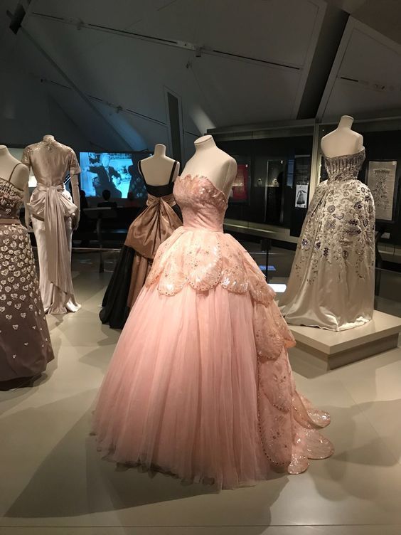 Pink Sweetheart Ball Gown Prom Dress with Lace P1176s mysite