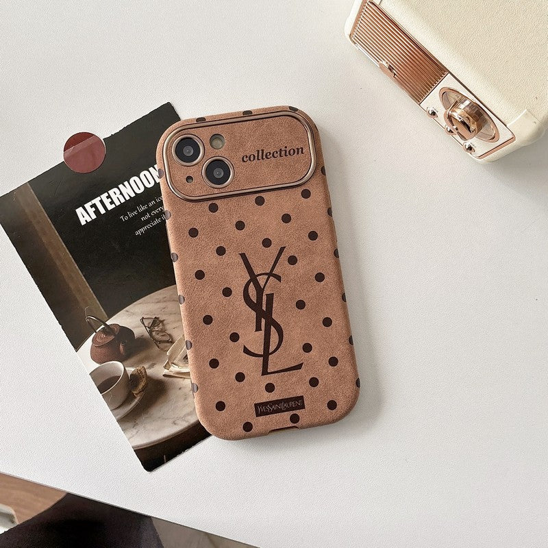 Saint Brown Leather iPhone Case mysite