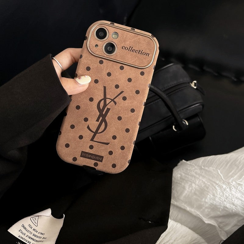 Saint Brown Leather iPhone Case mysite