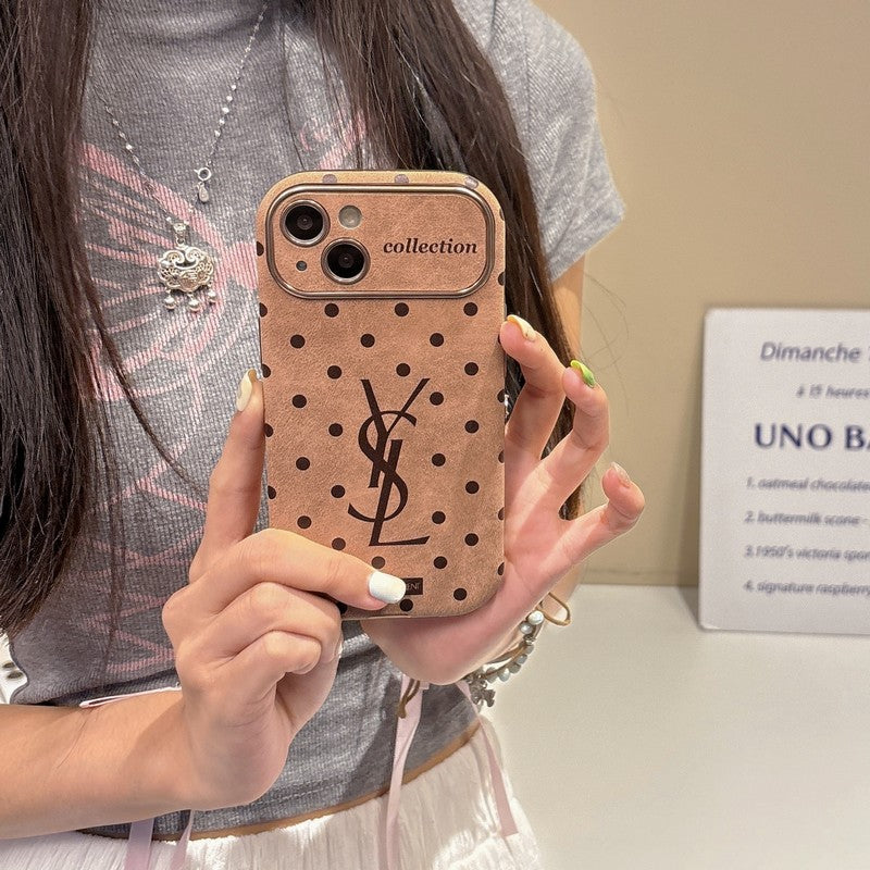 Saint Brown Leather iPhone Case mysite