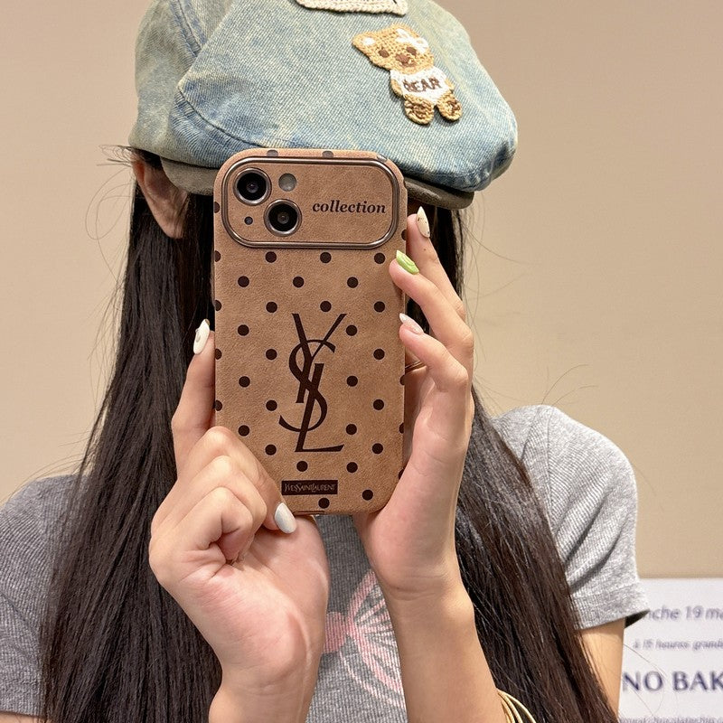Saint Brown Leather iPhone Case mysite