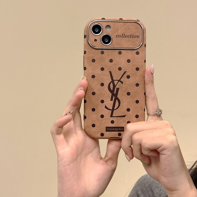 Saint Brown Leather iPhone Case mysite