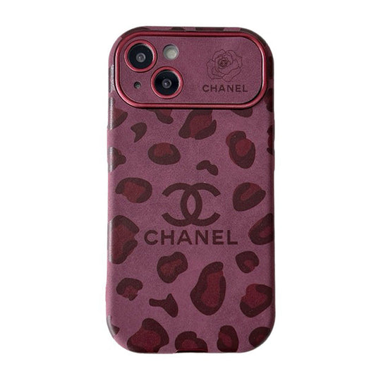 CC Purple Color Leather iPhone Case mysite