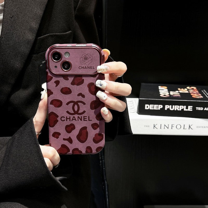 CC Purple Color Leather iPhone Case mysite