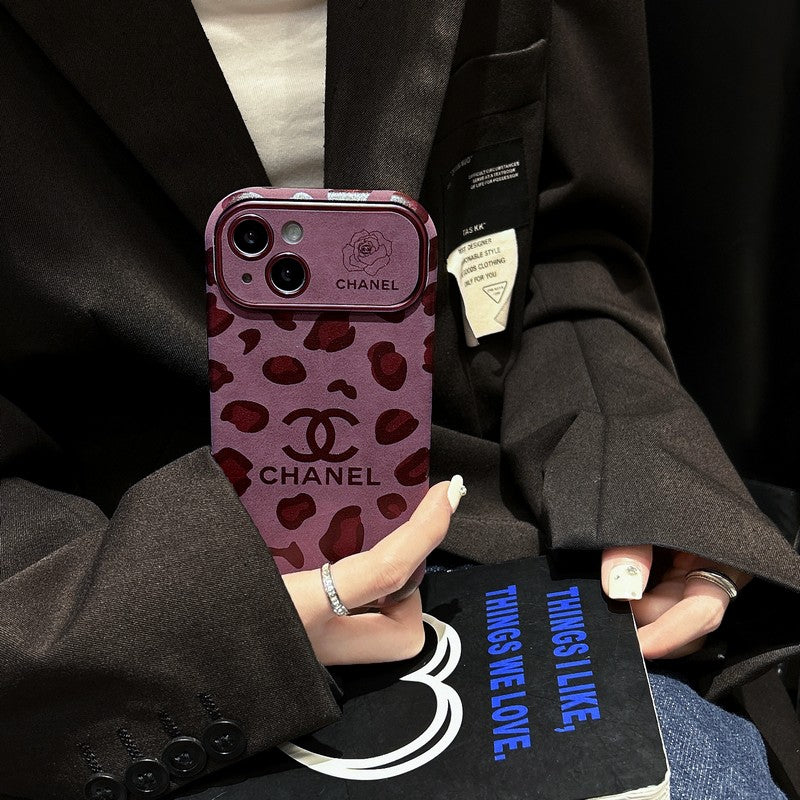 CC Purple Color Leather iPhone Case mysite
