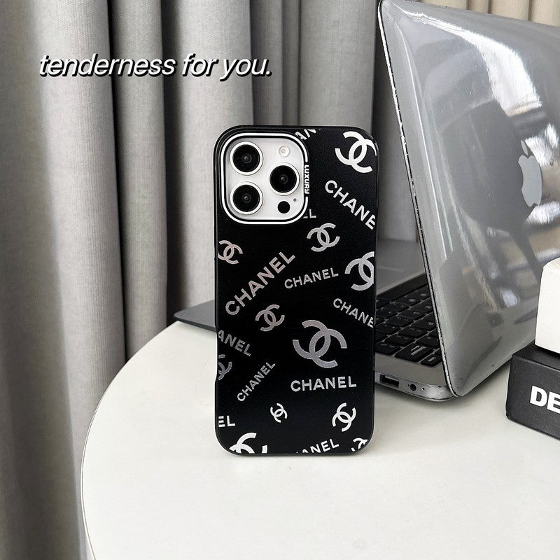 CC Pink & Black iPhone Case mysite