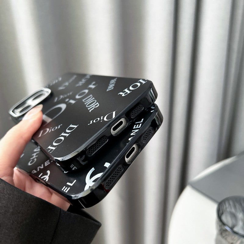 CC Pink & Black iPhone Case mysite