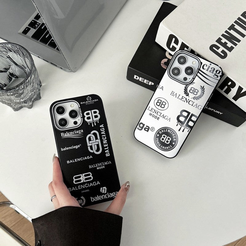 BB Black & Silver iPhone Case mysite