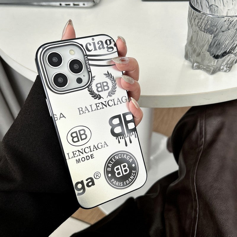 BB Black & Silver iPhone Case mysite