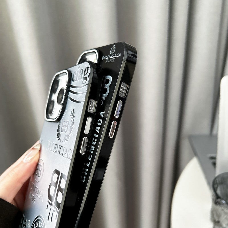 BB Black & Silver iPhone Case mysite